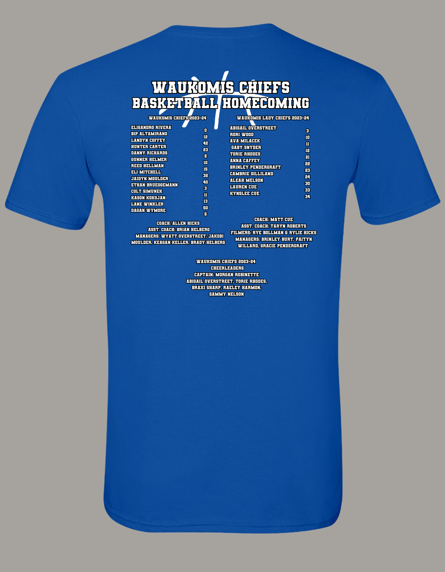 Waukomis Homecoming 2024 T-Shirt Youth-3XL