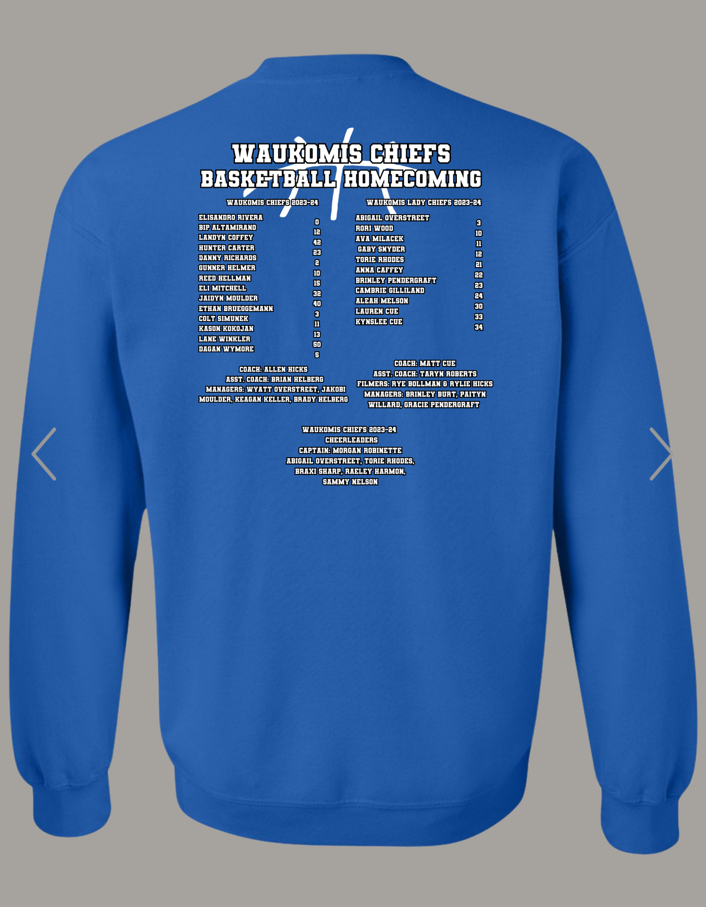 Waukomis Homecoming 2024 Sweatshirt Youth- 3XL